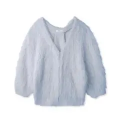 SNIDEL シャギーミドルカーディガン