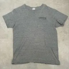 【日本製 L】クーティー バックプリント ポケット Tシャツ 霜降りグレーのサムネイル