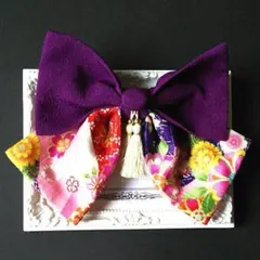 大正ろまん和風リボンバレッタ