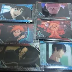 呪術廻戦ウエハース特別弾ノーマル伏黒甚爾、夏油、宿儺、灰原、野薔薇、虎杖セット