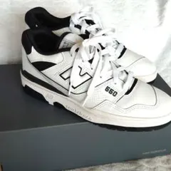 new balance 550 BB550WCB 25.0㎝　新品未使用タグ付き New Balance BB550WCB WHITE/BURGUNDY（ニューバランス BB550WCB