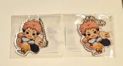 呪術廻戦　まるくじ　ちゃぽんっ！　虎杖悠仁アクリルキーホルダー