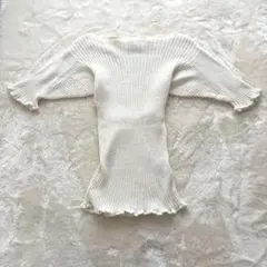完売品】新品未使用the shishikui TOPS ringer knit - メルカリ