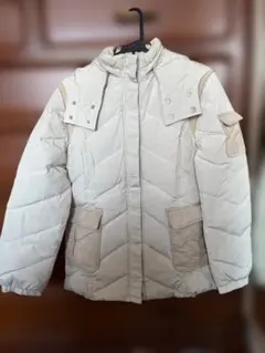 ベージュ キルティング ダウンジャケット TRUSSARDI トラサルディ 38