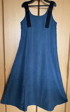 【新品・未使用】AS KNOW AS Plus♪ フレアロングマキシ丈ワンピース