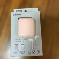 Bluetooth ワイヤレスイヤホン ピンク 最大9時間再生
