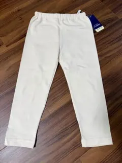 【新品、未使用】10分丈　スパッツ　レギンス　95cm　パンツ　オフホワイトのサムネイル
