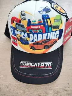 【クーポン◎54㌢ブラック】トミカ　帽子　キャップ　　新品　はたらく車