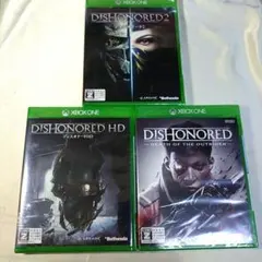 未開封　xbox one Dishonoredシリーズ 3本セット