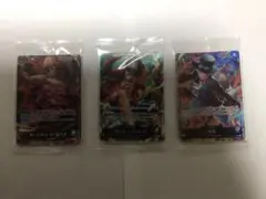 ワンピースカード　ルフィ　サボ　エース　リーダー　プロモーション　3枚セット