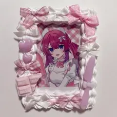 ♡ ホイップデコ トレカケース 量産型 ピンク リボン b8 ナイフ ♡
