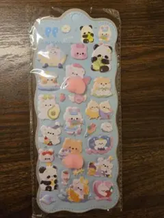 おしりシール ぷっくりシール 動物 アニマル