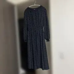 美品COLZA ドット柄ワンピース　ハニーズ　ブラックBLACK