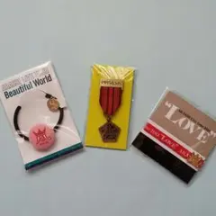 嵐 5×20 ヘアゴム・リボンブレス・メダルブローチ