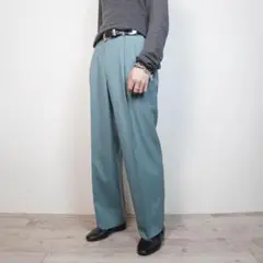 DAKS 2タック ワイドスラックス ウール /GW561