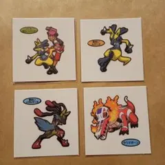 ポケモンパンシール　215弾　ロイ　黄色いルカリオ　メガルカリオ　ラウドボーン