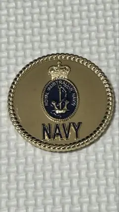 希少】ニュージーランド海軍 補給艦AOTEAROAチャレンジコイン 非売品