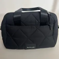BAYFLOW 型押しボストン　ブラック