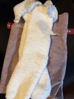 新品未使用gelato pique ジェラートピケ ルームソックス 白 もこもこ