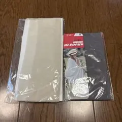 ホワイト・グレー ハイソックス　2足セット