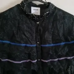 KOCHÉ × PUCCI ブラック総レースブラウス38