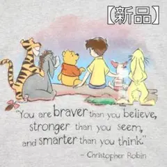 【新品】ディズニー　プーさんプリントTシャツ