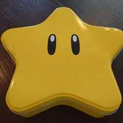 スーパーマリオ 星型スチール缶