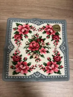 ⭐︎新品⭐︎FEILER フェイラー 花柄 ハンカチ ホワイト グレー