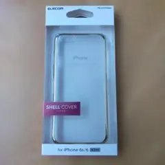ELECOM iPhone 6s/6 シェルカバー クリアゴールド