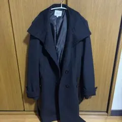 ＆pinky ＆Daianne黒のウールコート サイズ40