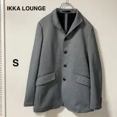 美品！【IKKA LOUNGE】 メンズ ニット スタンドジャケットS