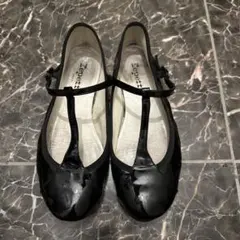 repetto エナメルバレエシューズ 黒 サイズ37 - メルカリ