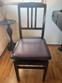 【動作良好・匿名配送】YAMAHA製 トムソン椅子 半艶塗装 アップライトピアノ 動作良好・匿名配送】YAMAHA付属 トムソン椅子半艶塗装 アップ