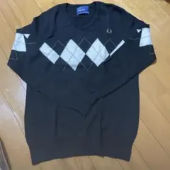 鈴*木様 FRED PERRY ブラック Vネック セーター S