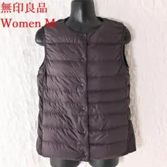 T5 Women M 無印良品 ノーカーラー ダウンベスト 0084のサムネイル