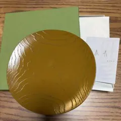 木目調 菓子皿 銘々皿 漆器