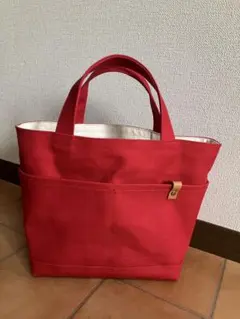 ハンドメイドトートバッグ 帆布