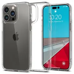 iPhone 14 Pro ケース ストラップホール(クリスタル・クリア)