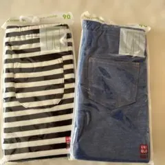 ユニクロ レギンス 2枚セット 90