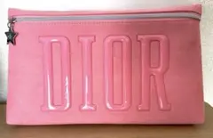 ディオール ノベルティポーチ クラッチ ピンク スエード