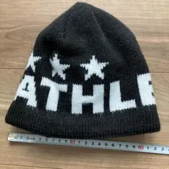 ATHLETAニット帽キッズ 黒のサムネイル