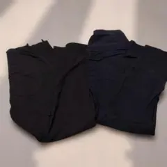 マタニティパンツ ブラック ネイビー 2色セット