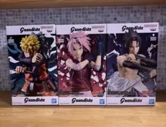 NARUTO Grandista ナルト、サスケ、サクラ 3種セット