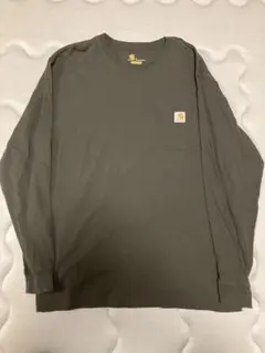 【10/11までの出品】 Carhartt 長袖 Lサイズ ダークグリーン