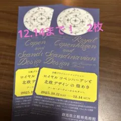 로열 코펜하겐과 반짝이는 스칸디나비아 디자인 티켓 2매