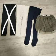 レギンス1つタイツ2つスカート1つの4点セット　サイズ100位