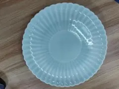 伊万里焼　瀬兵窯　青磁　菊皿 大皿