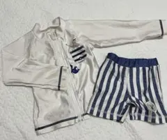 ベビー長袖ラッシュガード＋スイムパンツセット 80cm