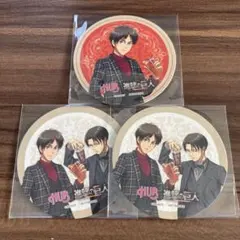 進撃の巨人 HUB コースター エレン リヴァイ