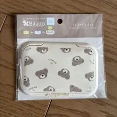 フタフタ フタくま futafuta ビタット くまフェイス総柄